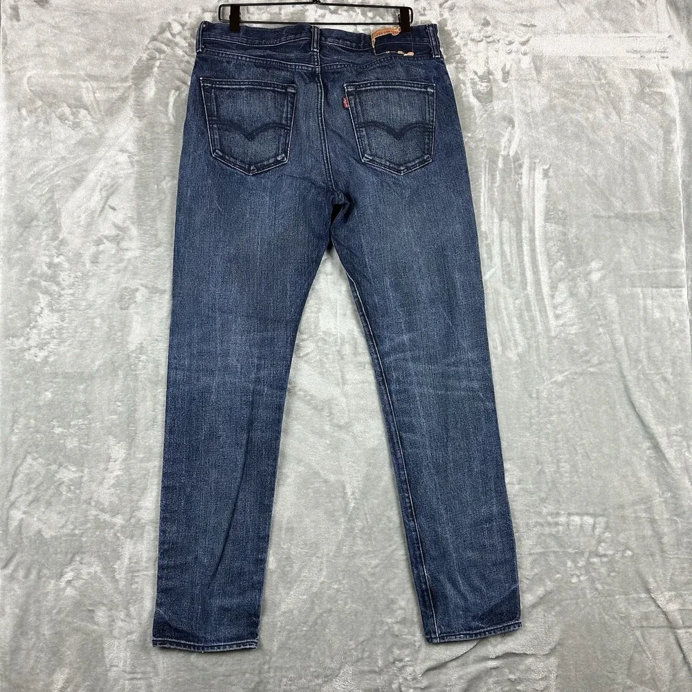 Levi's 511 Jeans Men's 32 x 34 Denim Blue Dark Wash Slim Fit Button Fly